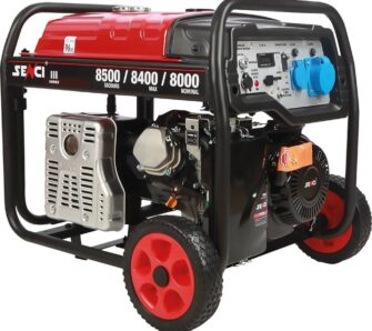 Groupe électrogène 8500W 13,5CV AVR démarrage électrique avec kit brouette