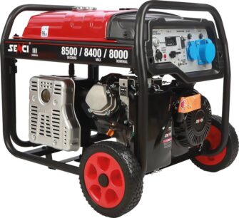 Groupe électrogène 8500W 13,5CV AVR démarrage électrique avec kit brouette