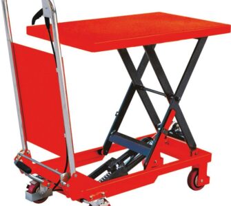 Table élévatrice mobile simple ciseau 150kg levée max 515mm