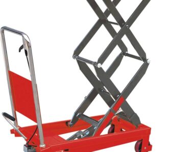 Table élévatrice mobile double ciseau 350kg levée max 1,3m